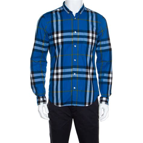 burberry brit men's long sleeve button down shirt|burberry flannel outfit men.